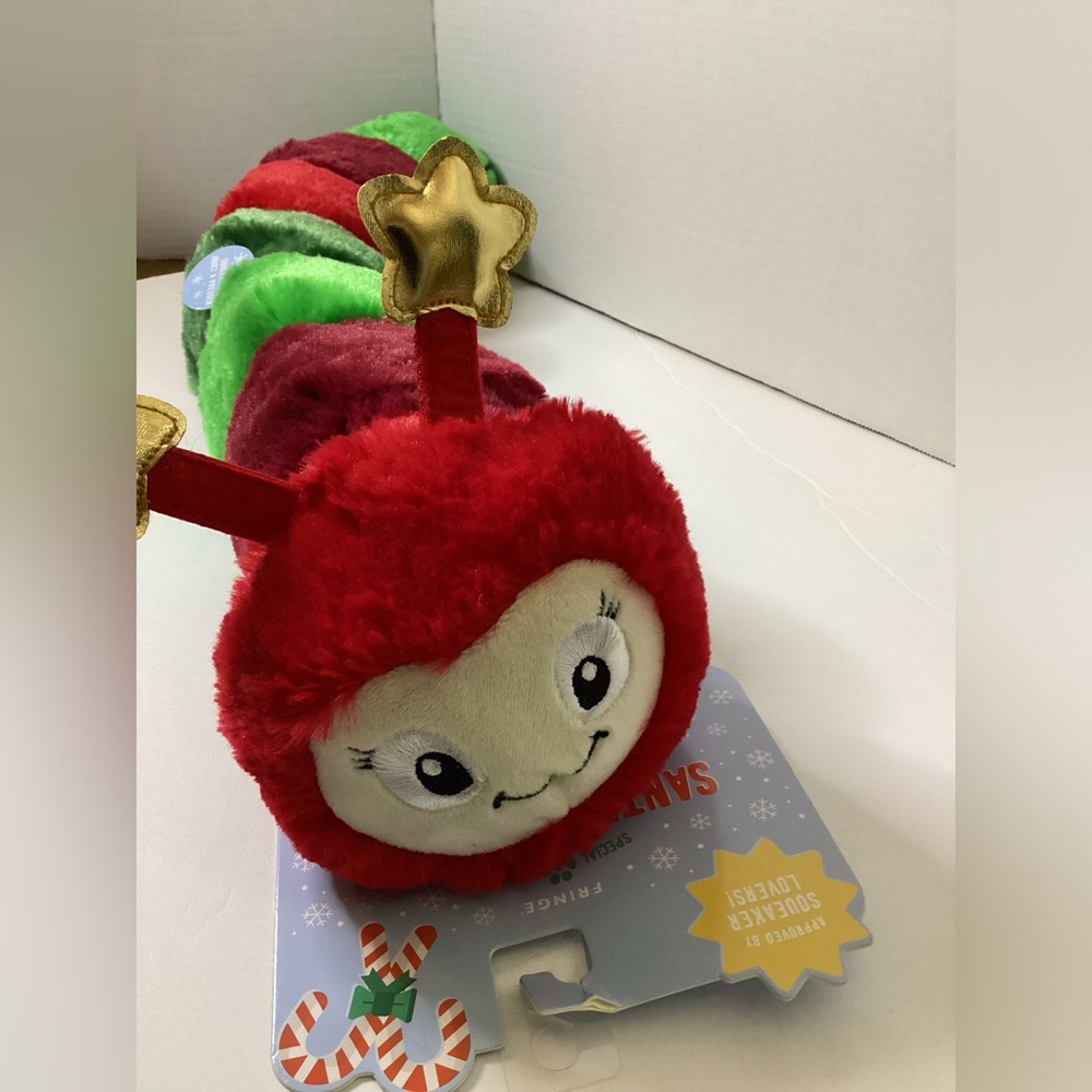 Fringe Santa’s Pet Shop Bah Hum-Bug Large Squeaky Dog Toy W/Extra Loud Squeaker